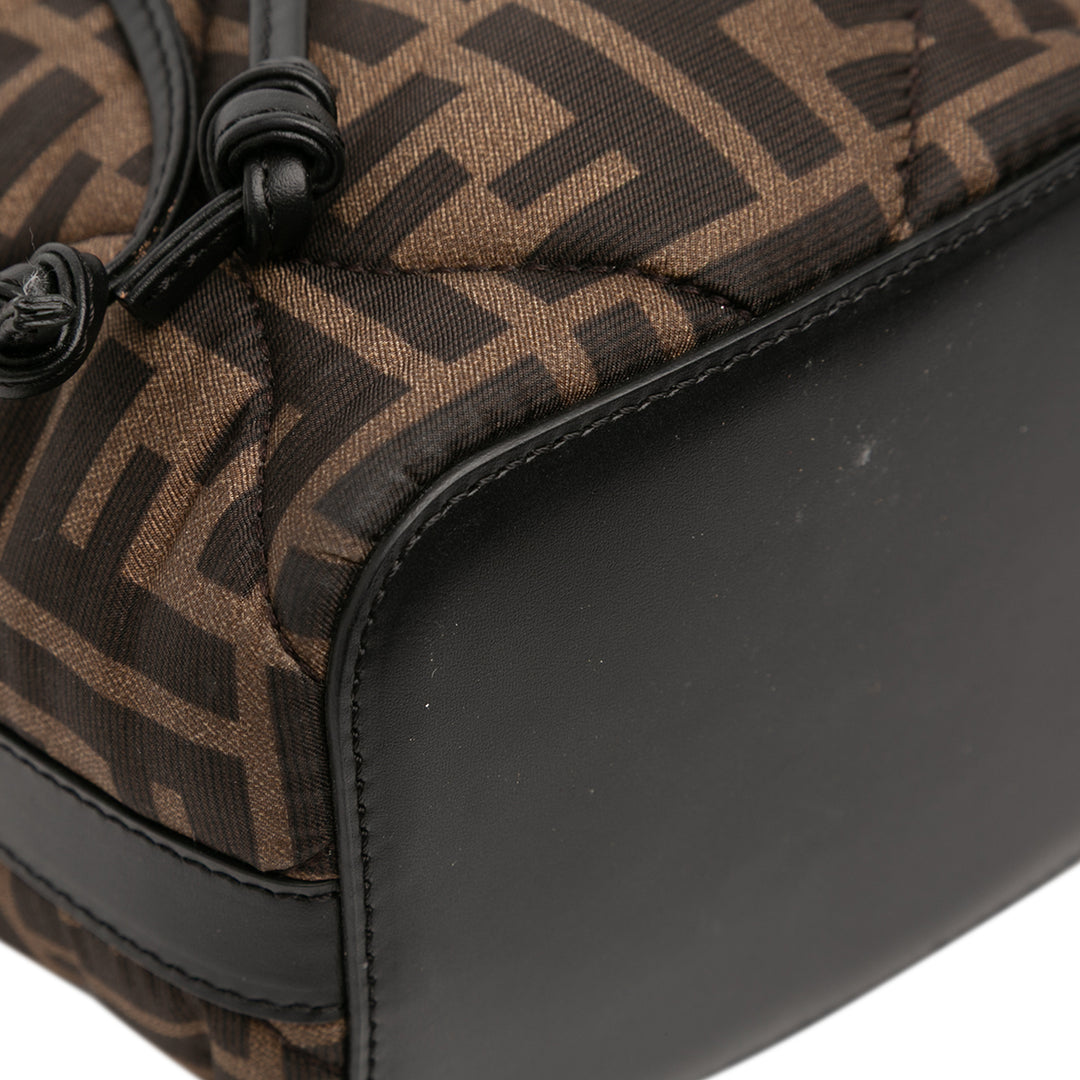 Fendi Mini Matelassé Soie FF 1974 Mon Tresor Bucket Sac
