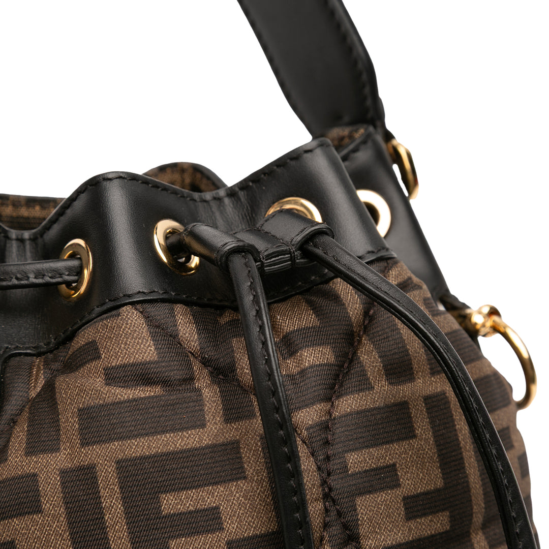 Fendi Mini Matelassé Soie FF 1974 Mon Tresor Bucket Sac