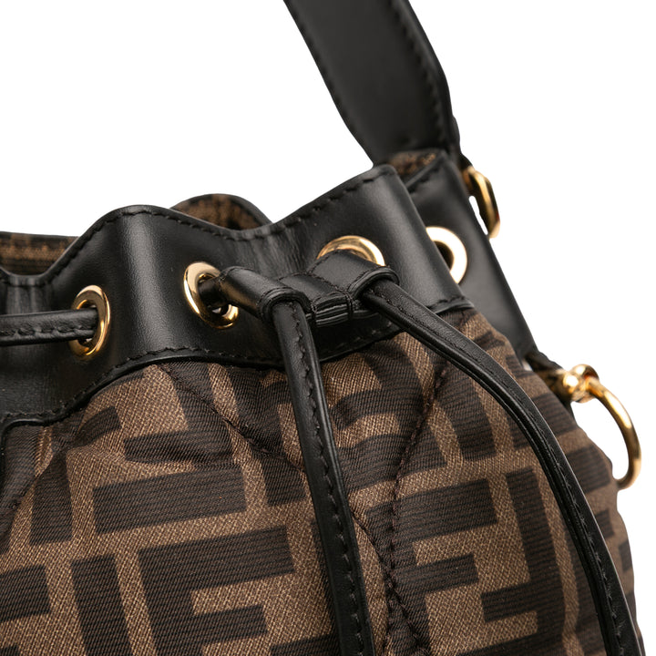 Fendi Mini Matelassé Soie FF 1974 Mon Tresor Bucket Sac