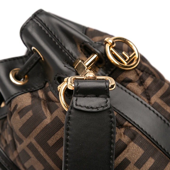 Fendi Mini Matelassé Soie FF 1974 Mon Tresor Bucket Sac