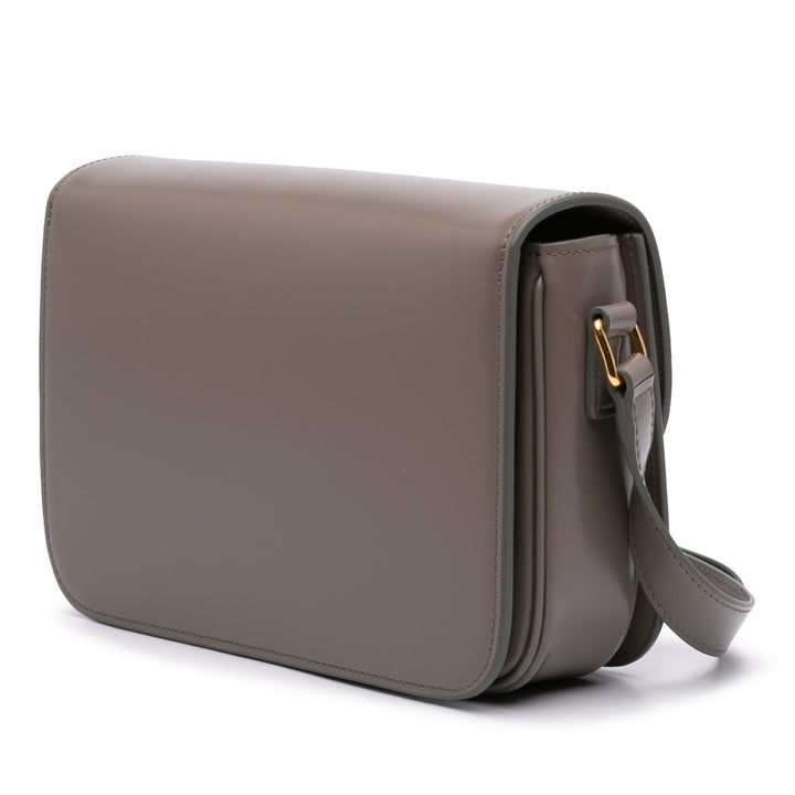 Celine Classique brillant Cuir de veau Triomphe Sac porté croisé