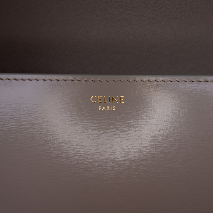 Celine Classique brillant Cuir de veau Triomphe Sac porté croisé