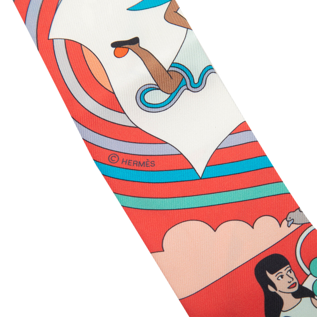 Hermès Carres Volants Twilly Foulard Soie