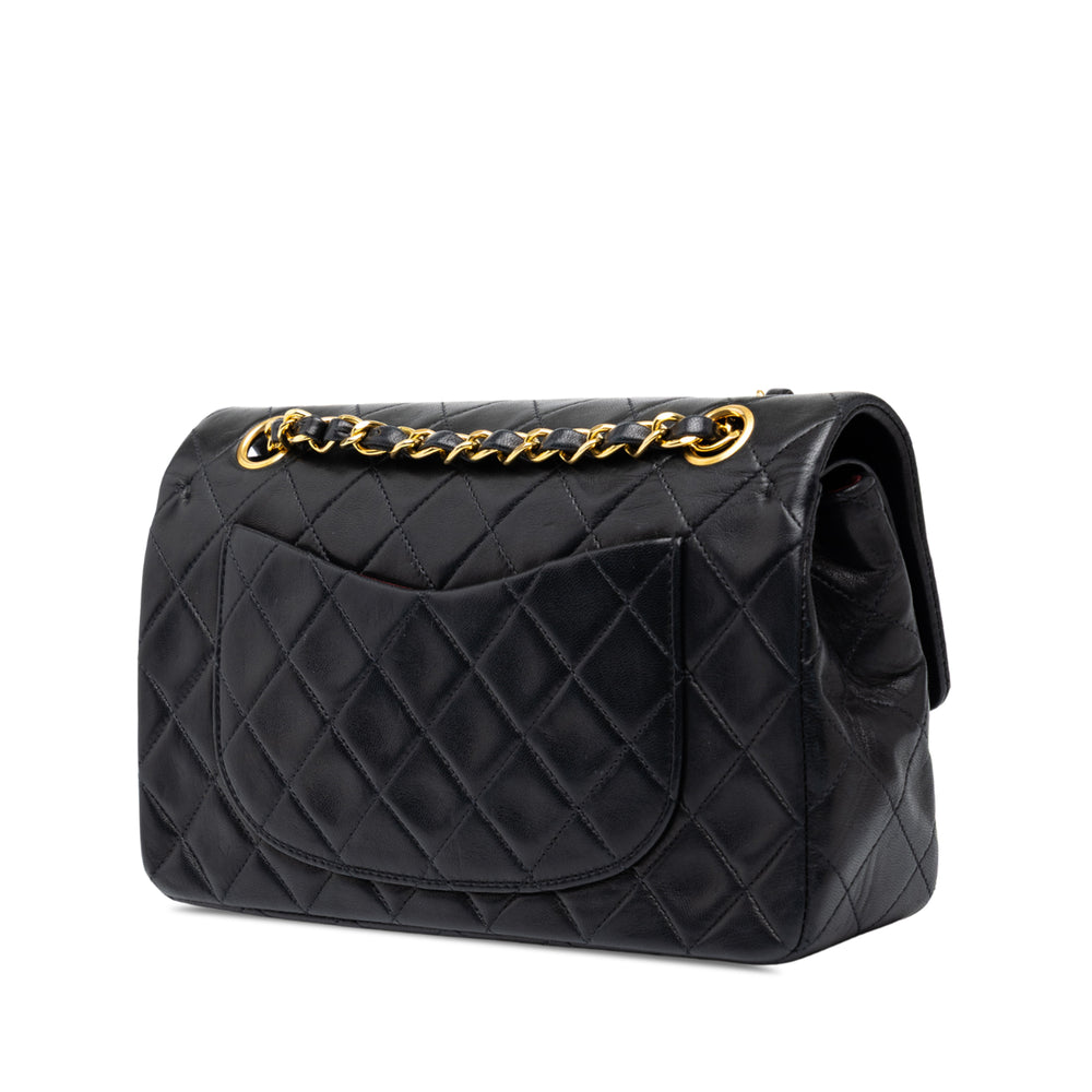 Chanel Sac porté épaule Classic Double rabat Petit Cuir d'agneau Noir – vue 2 – GABY PARIS