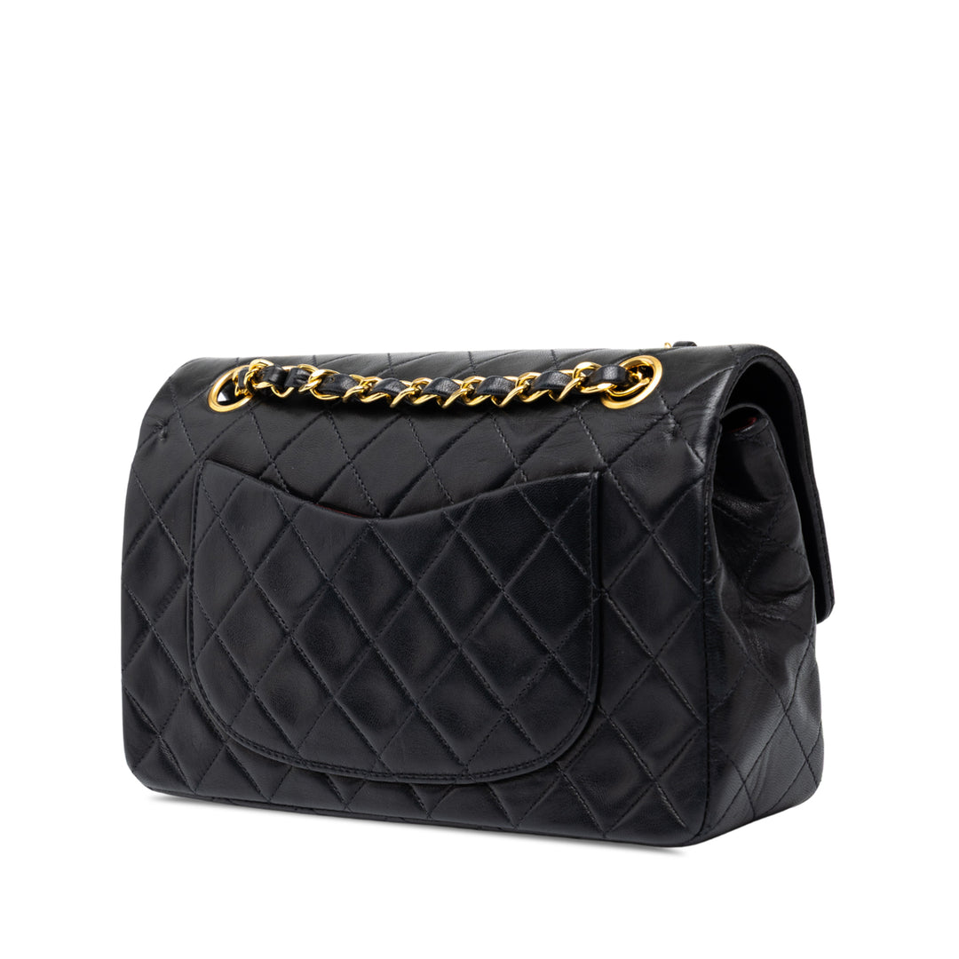 Chanel Sac porté épaule Classic Double rabat Petit Cuir d'agneau Noir – vue 2 – GABY PARIS