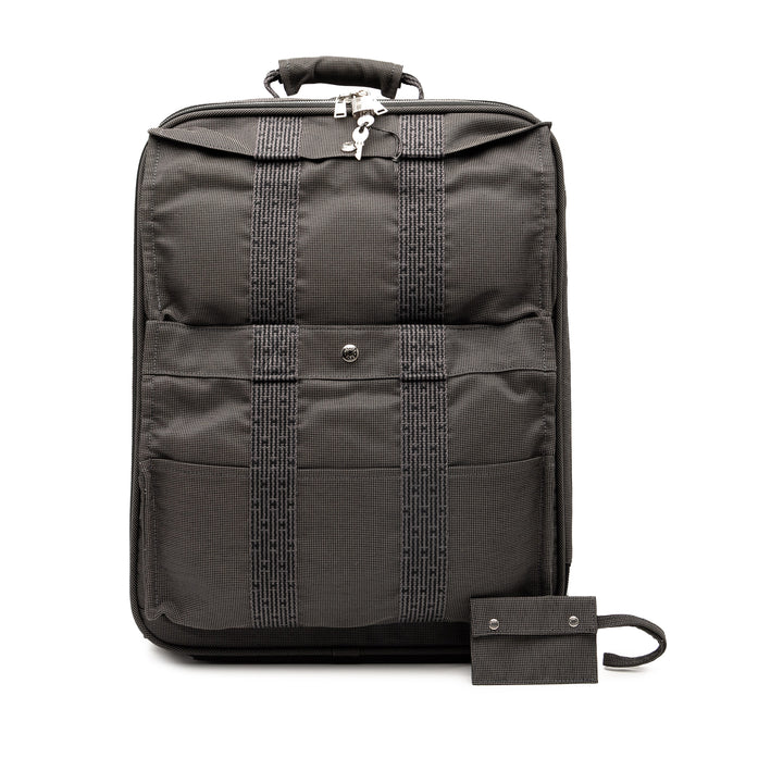 Hermès Toile Herline Sac de voyage Gris – GABY PARIS Authentique