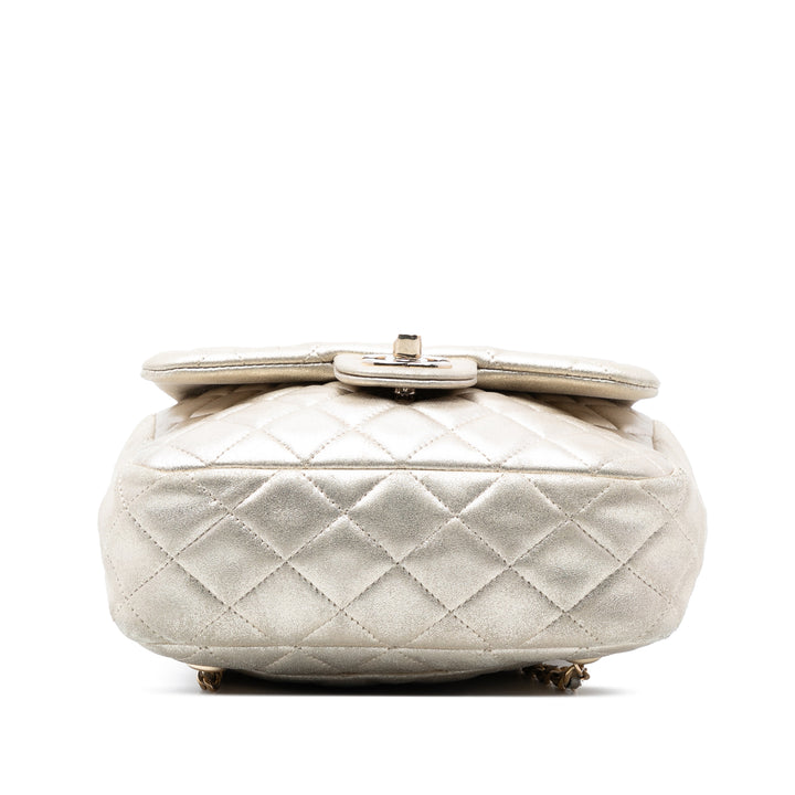 Chanel Small Metallic Cuir d’agneau In Seoul Sac à dos
