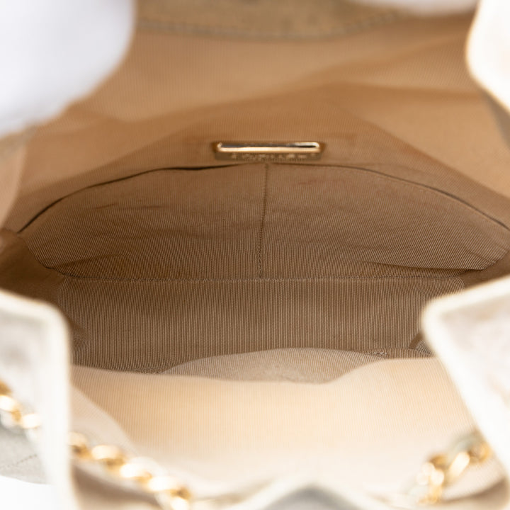 Chanel Small Metallic Cuir d’agneau In Seoul Sac à dos