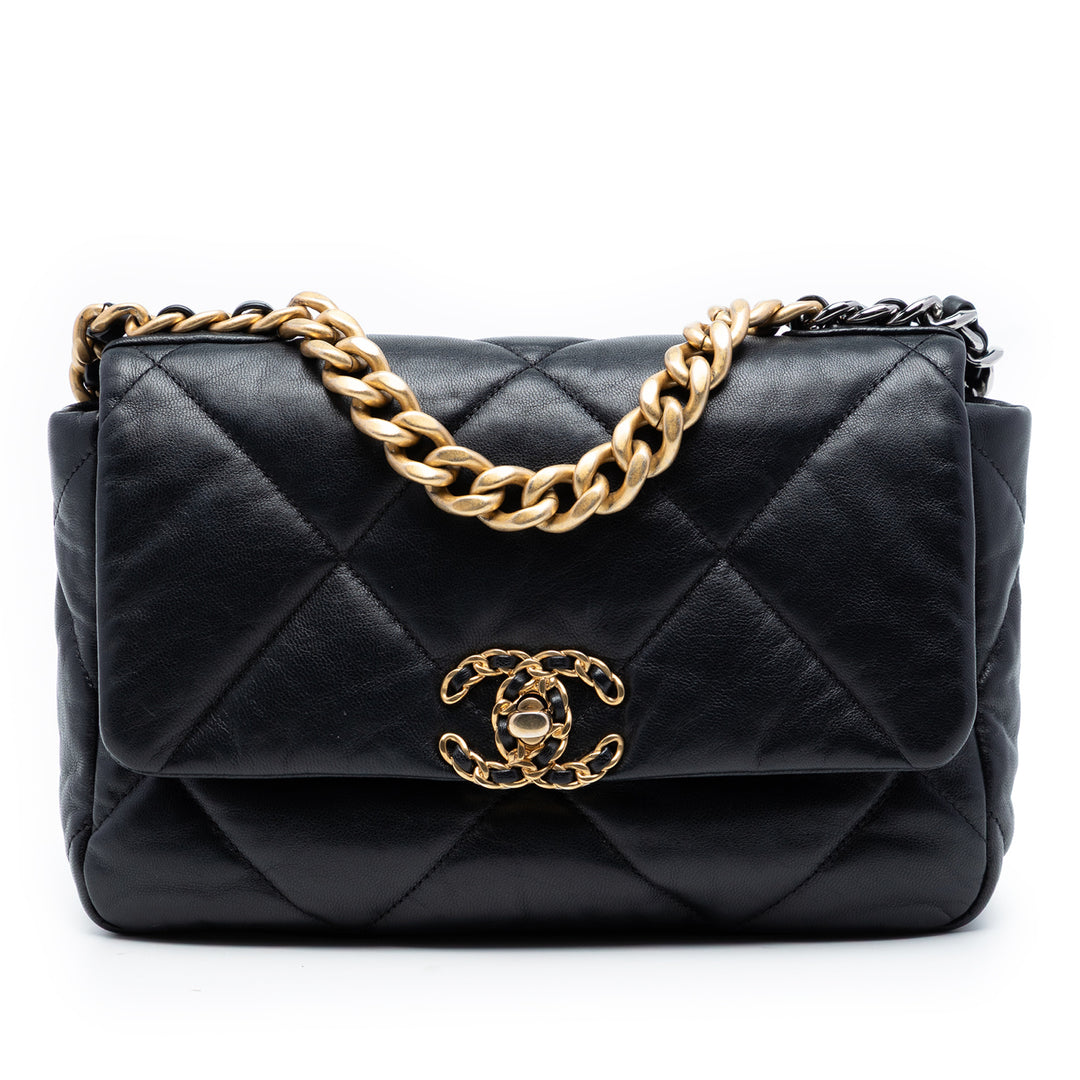 Chanel Medium Cuir d’agneau 19 à rabat