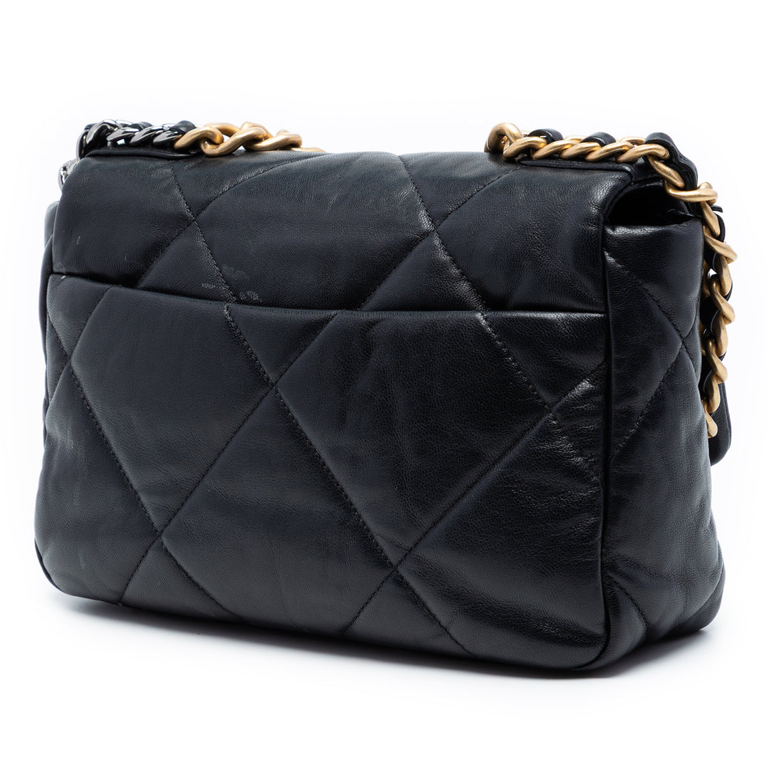 Chanel Medium Cuir d’agneau 19 à rabat