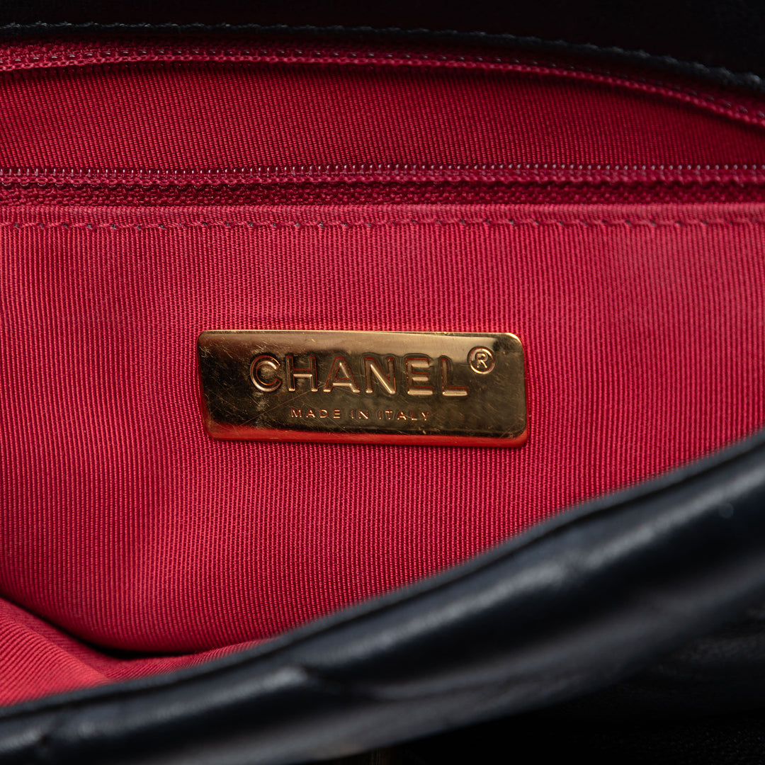 Chanel Medium Cuir d’agneau 19 à rabat