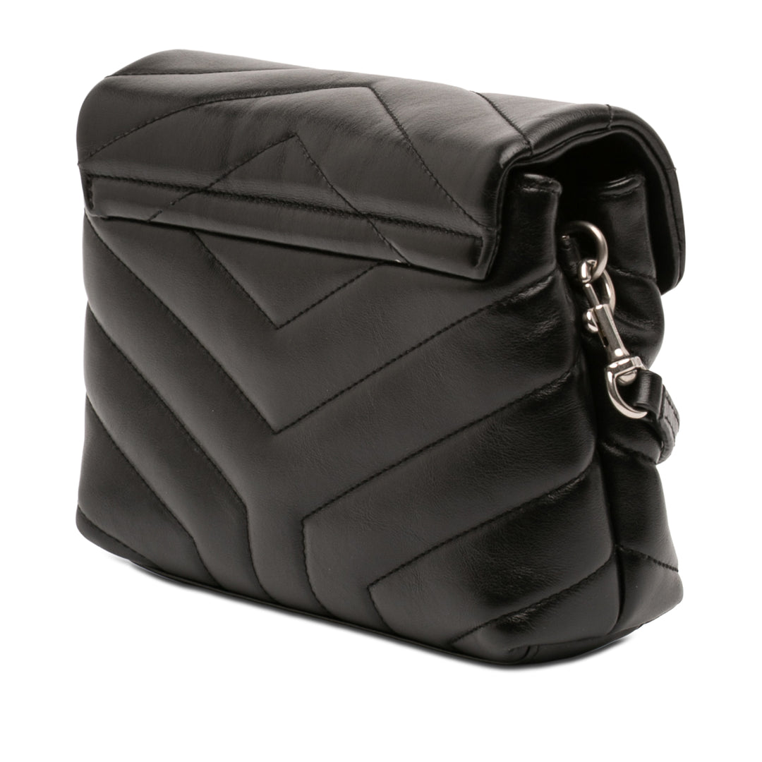 Saint Laurent Toy Matelasse Cuir de veau Monogram LouLou Sac porté croisé