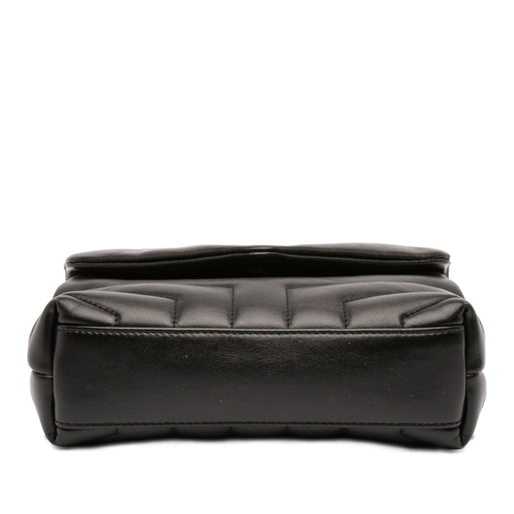 Saint Laurent Toy Matelasse Cuir de veau Monogram LouLou Sac porté croisé