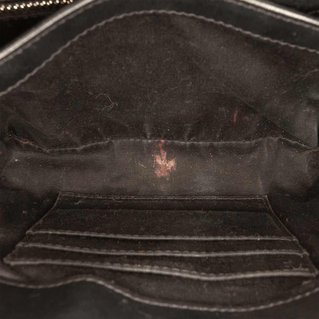 Saint Laurent Toy Matelasse Cuir de veau Monogram LouLou Sac porté croisé
