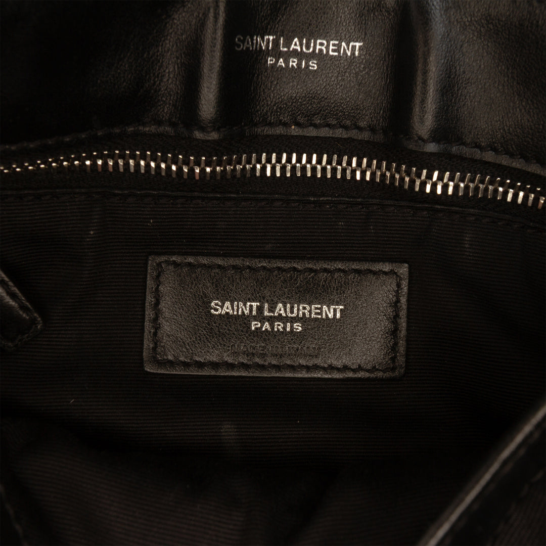 Saint Laurent Toy Matelasse Cuir de veau Monogram LouLou Sac porté croisé