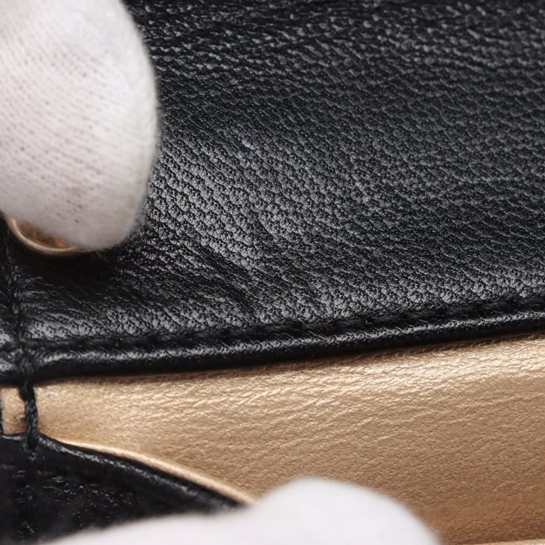 Chanel Small Matelassé Cuir d’agneau Chic Perles à rabat