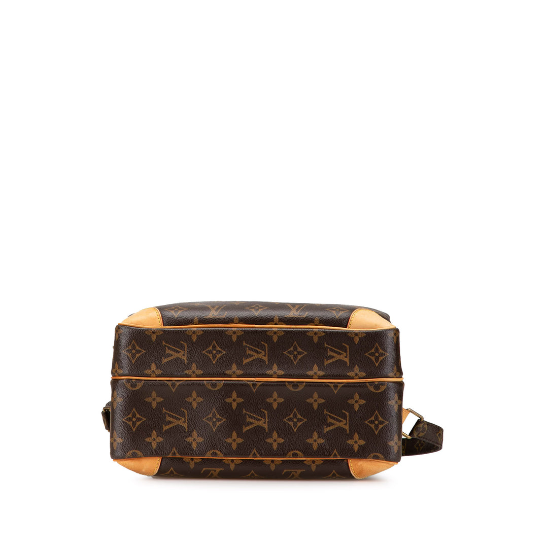 Monogram Nil Crossbody Bag Brown - Gaby Paris