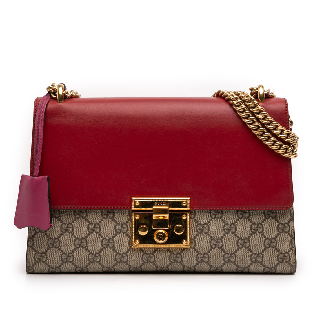 Gucci Medium GG Supreme Padlock Sac bandoulière