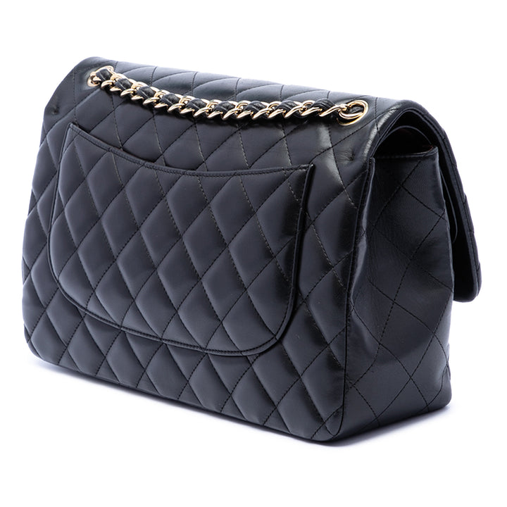 Chanel Jumbo Classic Cuir d’agneau Double rabat