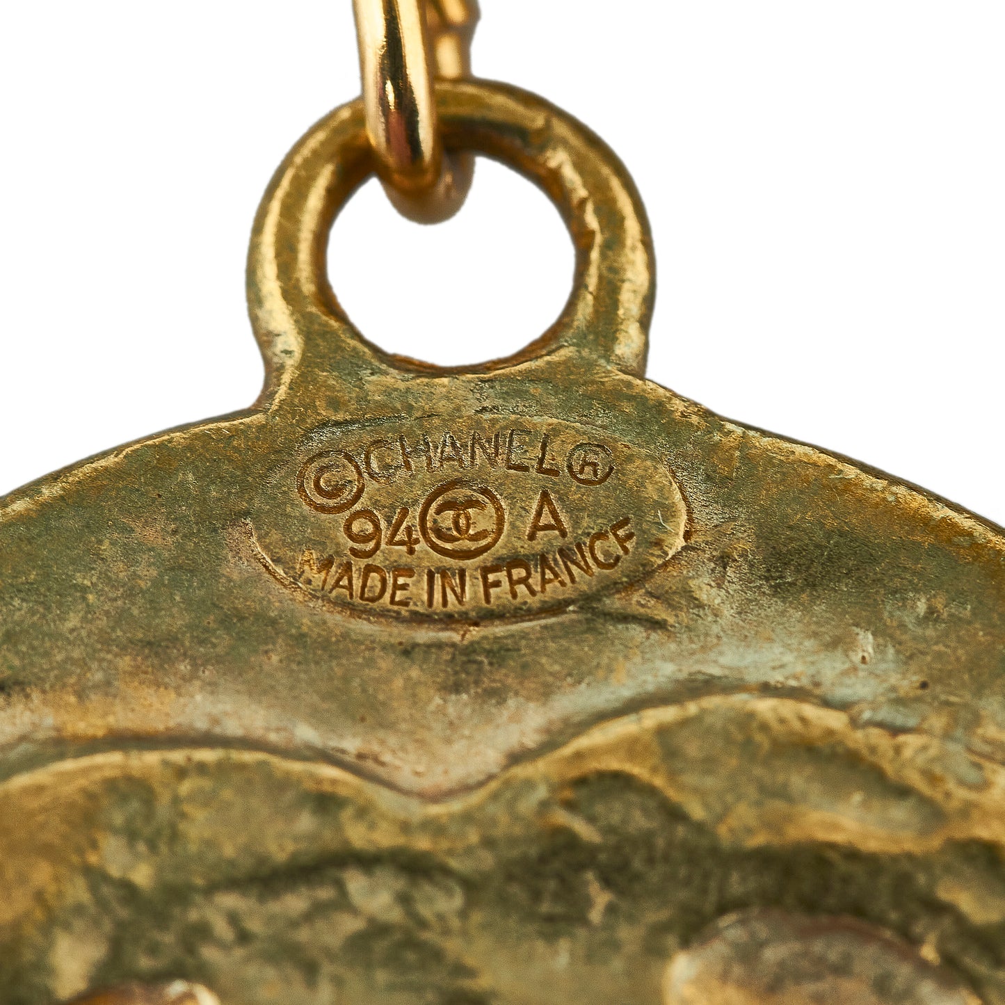 CC Medallion Costume Brooch Gold - Gaby Paris