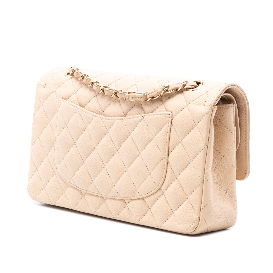 Chanel Medium Classic Caviar Double rabat
