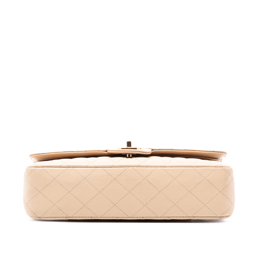 Chanel Medium Classic Caviar Double rabat