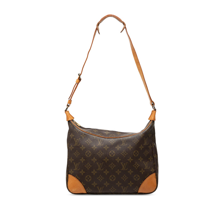 Louis Vuitton Sac porté épaule Boulogne 30 Monogram Marron – vue principale – GABY PARIS
