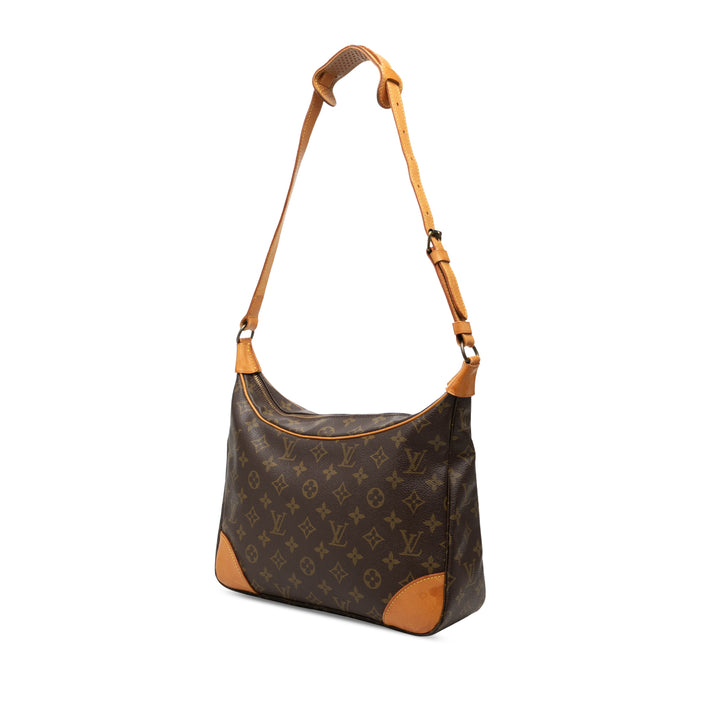 Louis Vuitton Sac porté épaule Boulogne 30 Monogram Marron – vue 2 – GABY PARIS