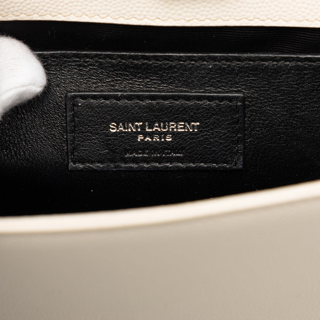 Saint Laurent Small Grain de Poudre Monogram Kate Pompon Sac porté croisé