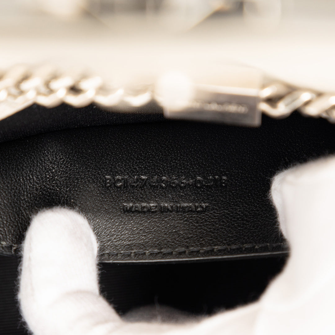 Saint Laurent Small Grain de Poudre Monogram Kate Pompon Sac porté croisé