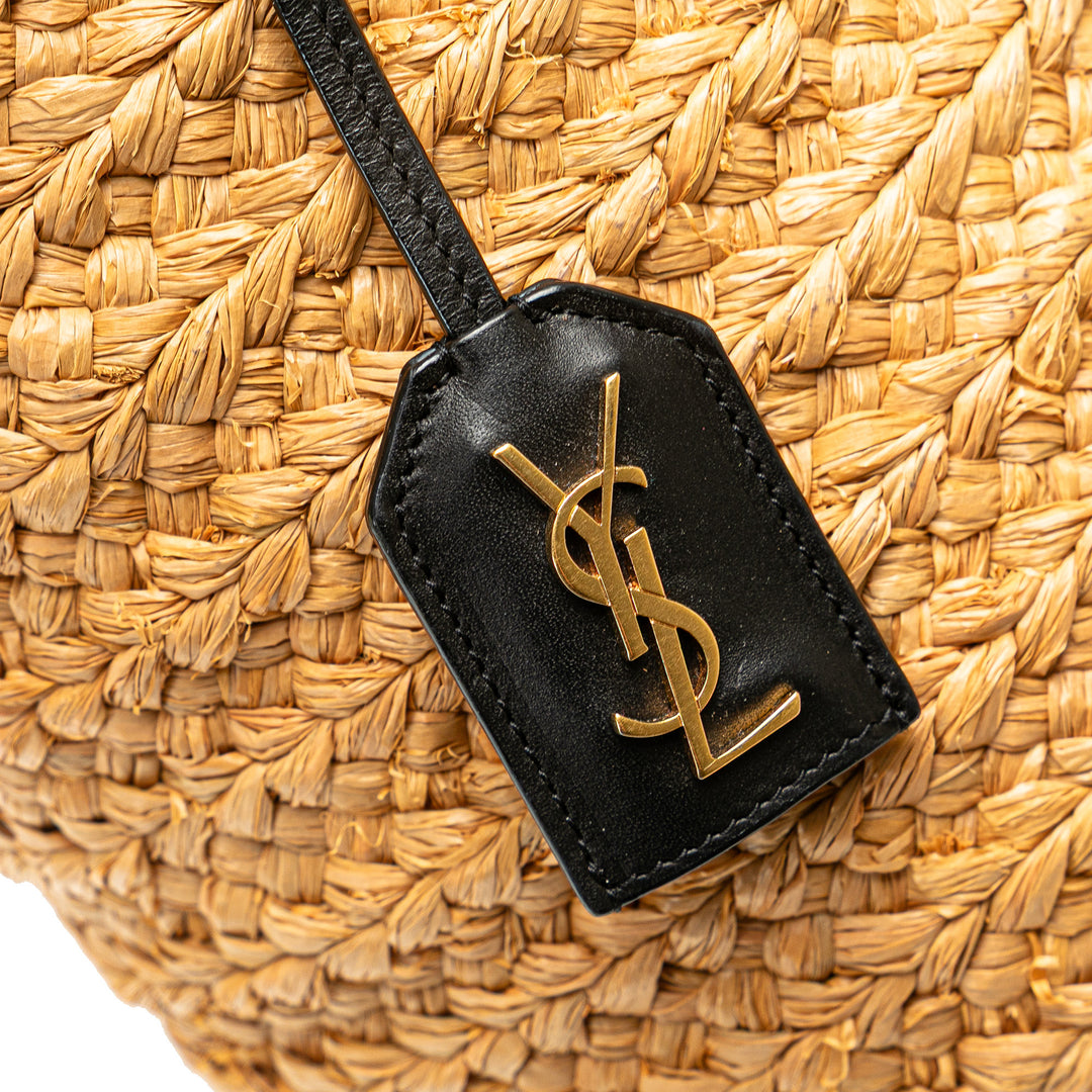 Small Raffia Panier Tote Brown - Gaby Paris