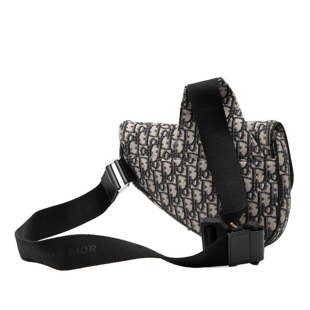 Dior Oblique Toile Saddle Sac porté croisé – GABY PARIS Authentique