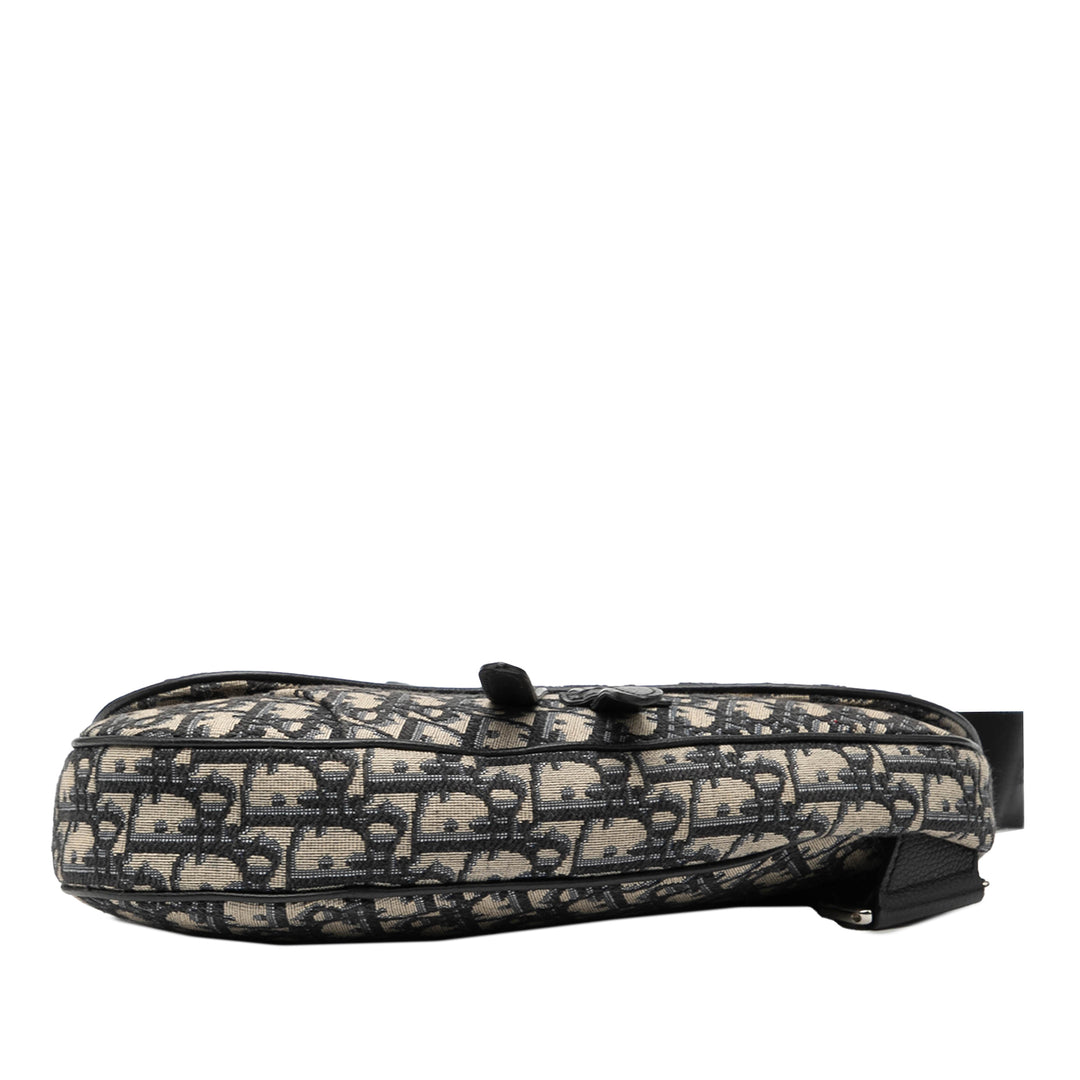 Dior Oblique Toile Saddle Sac porté croisé – GABY PARIS Authentique