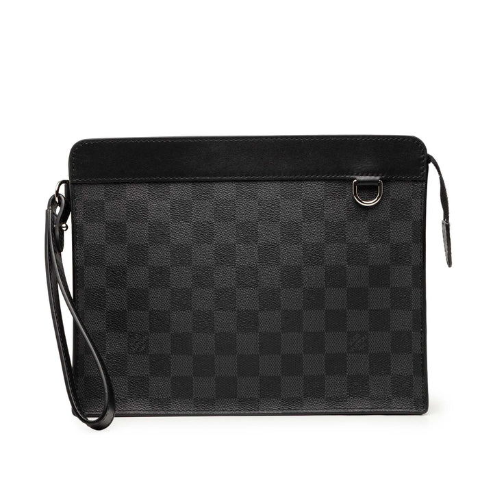 Louis Vuitton Damier Graphite Standing Pochette
