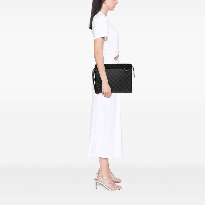 Louis Vuitton Damier Graphite Standing Pochette