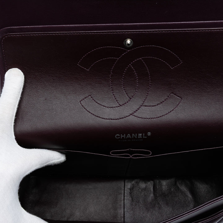 Chanel Jumbo Classic Cuir d’agneau Double rabat Violet – GABY PARIS Authentique