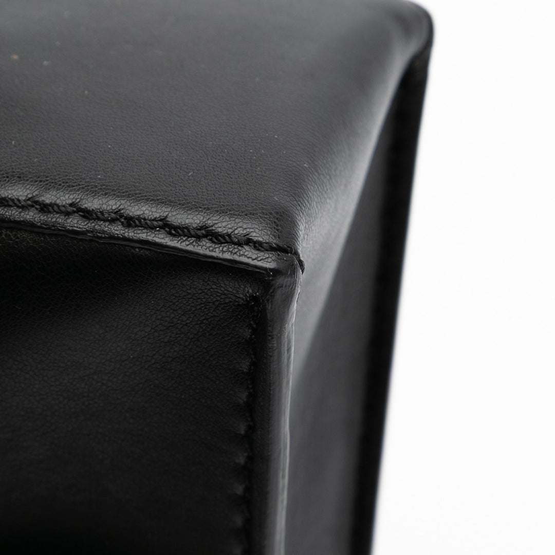 Faux Nappa Cavendish Zipper Clutch Black - Gaby Paris
