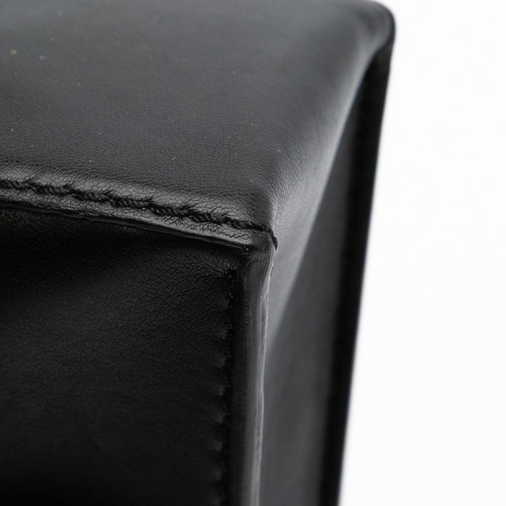 Faux Nappa Cavendish Zipper Clutch Black - Gaby Paris