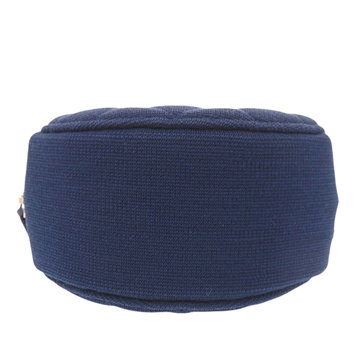 Chanel CC Matelassé Jersey Rond Pochette avec chaîne