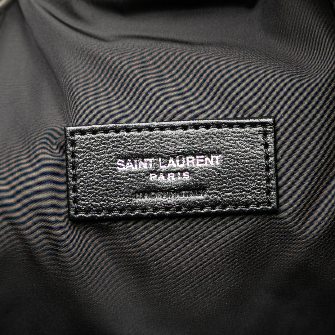 Saint Laurent Nylon Rive Gauche Drawstring Sac à dos