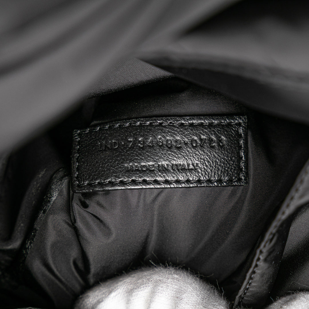 Saint Laurent Nylon Rive Gauche Drawstring Sac à dos