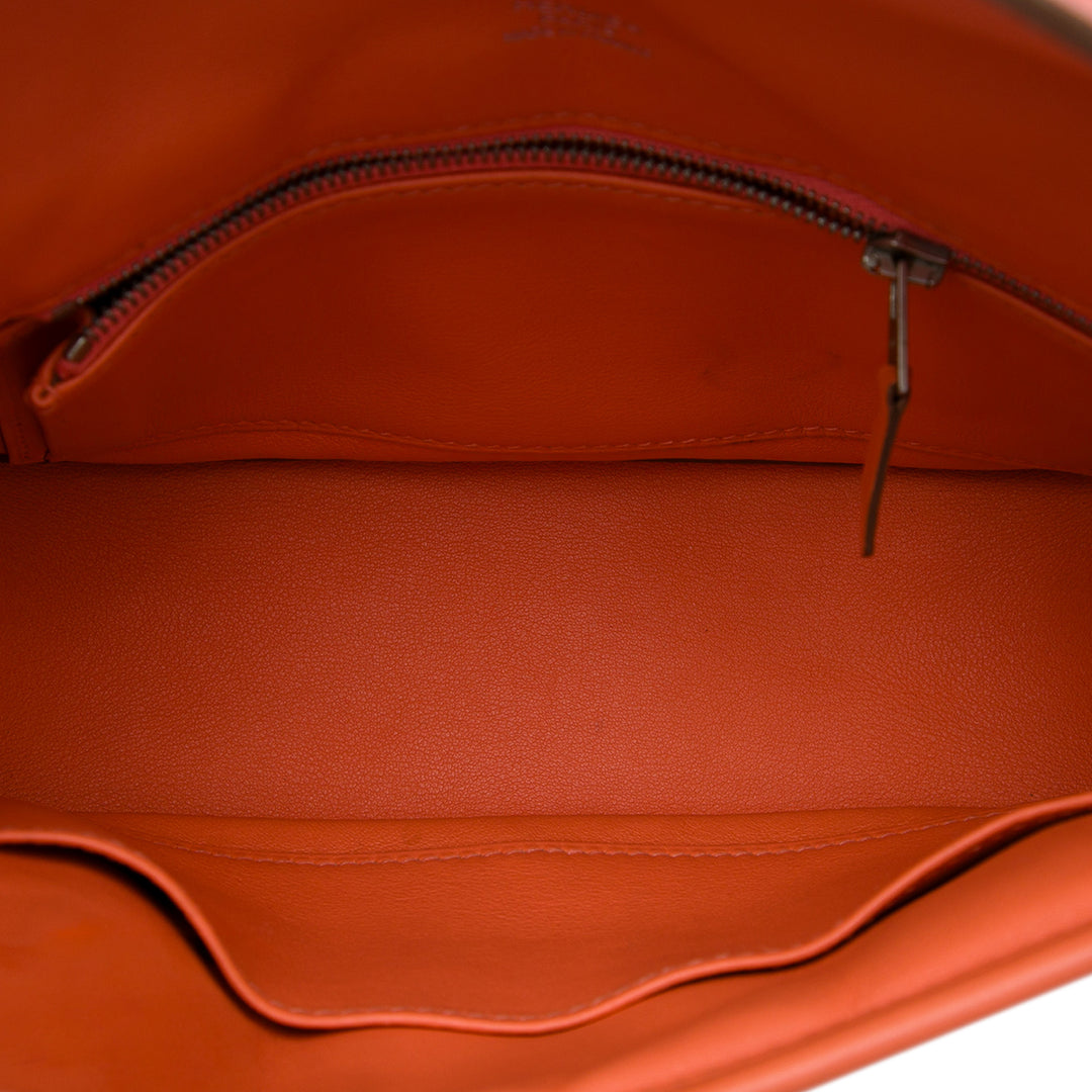 Hermès Berline Sac Mini Swift Orange – vue 4 – GABY PARIS