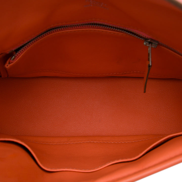 Hermès Berline Sac Mini Swift Orange – vue 4 – GABY PARIS
