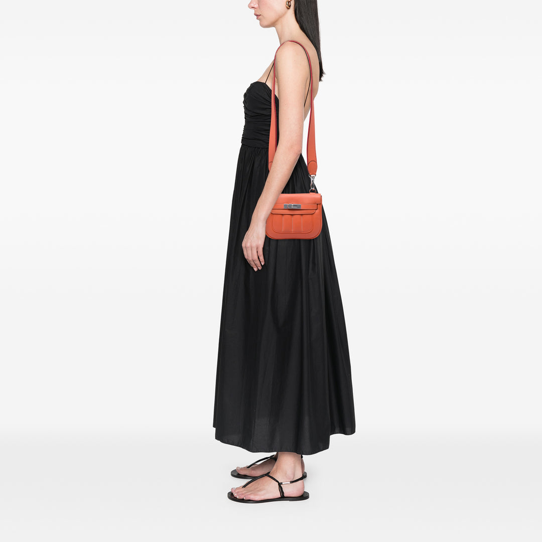 Hermès Berline Sac Mini Swift Orange – vue 6 – GABY PARIS