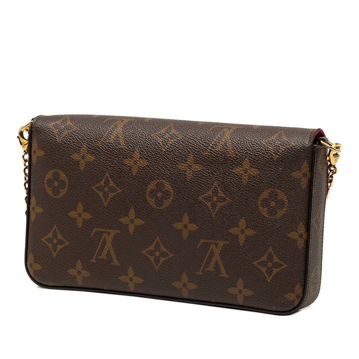 Pochette Felicie Monogram Marron