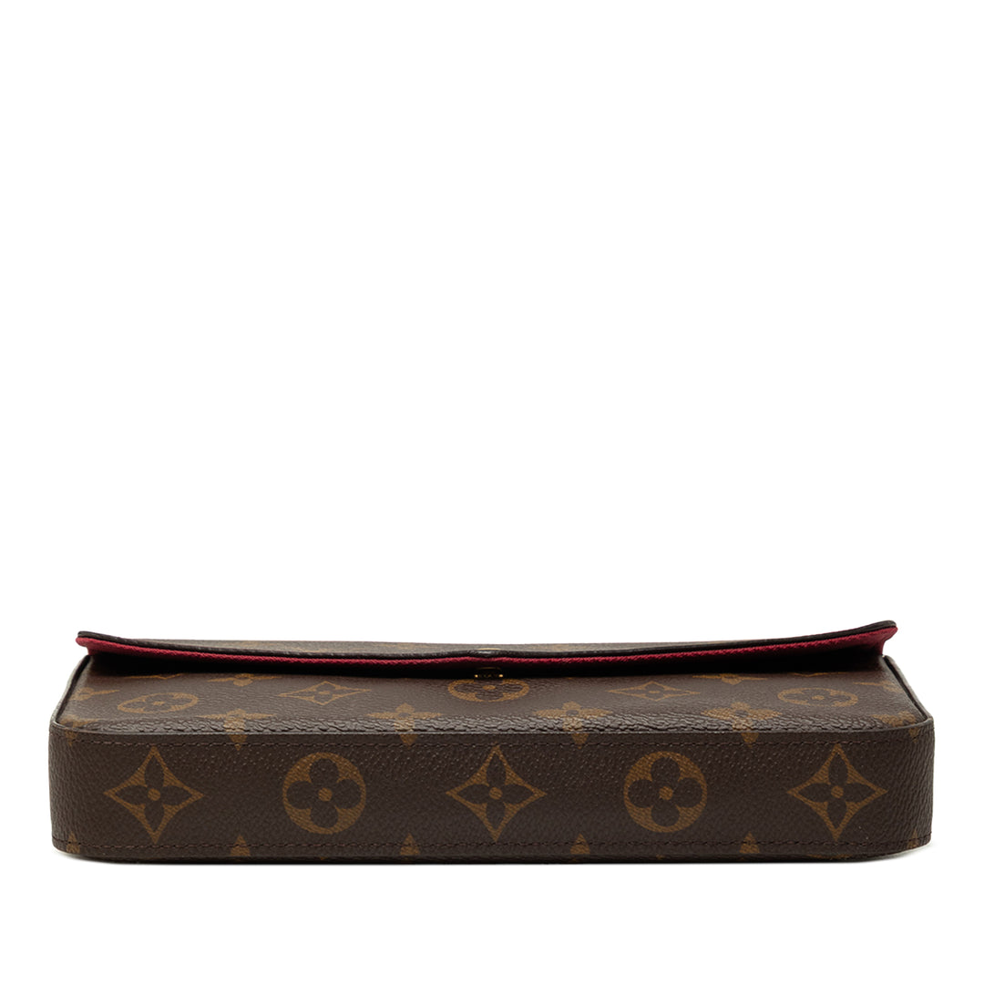 Pochette Felicie Monogram Marron