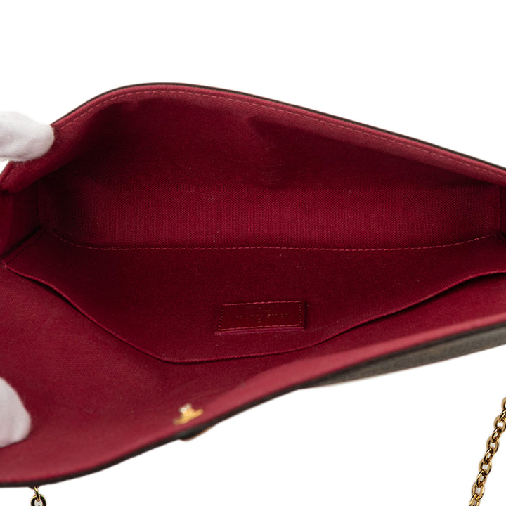 Pochette Felicie Monogram Marron
