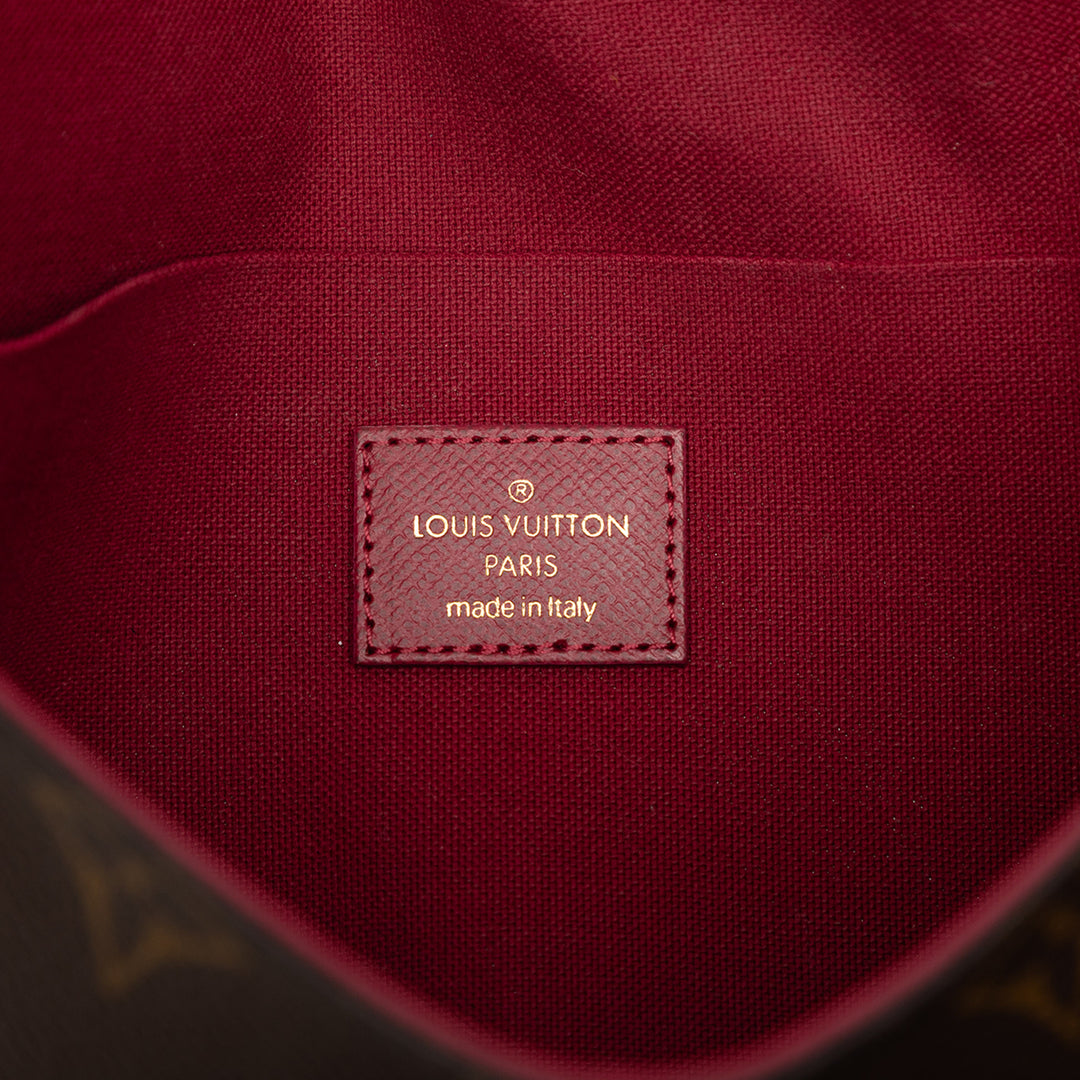 Pochette Felicie Monogram Marron