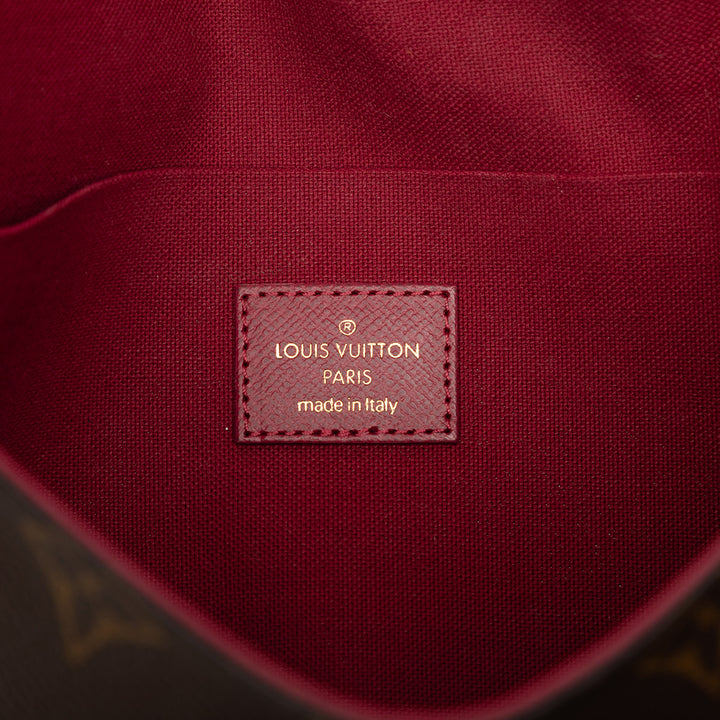 Pochette Felicie Monogram Marron