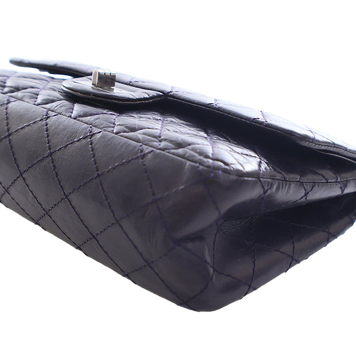 Chanel Matelassé vieilli Cuir de veau Reissue 2.55 Double rabat 225 – GABY PARIS Authentique